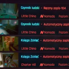 Gdzie znaleźć zapisy w Cyberpunk 2077 i uniknąć utraty postępu