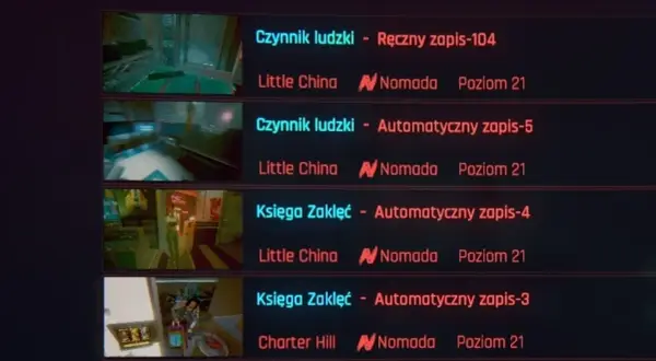 Gdzie znaleźć zapisy w Cyberpunk 2077 i uniknąć utraty postępu
