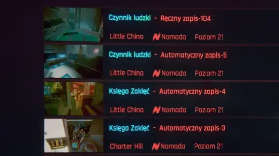 Gdzie znaleźć zapisy w Cyberpunk 2077 i uniknąć utraty postępu